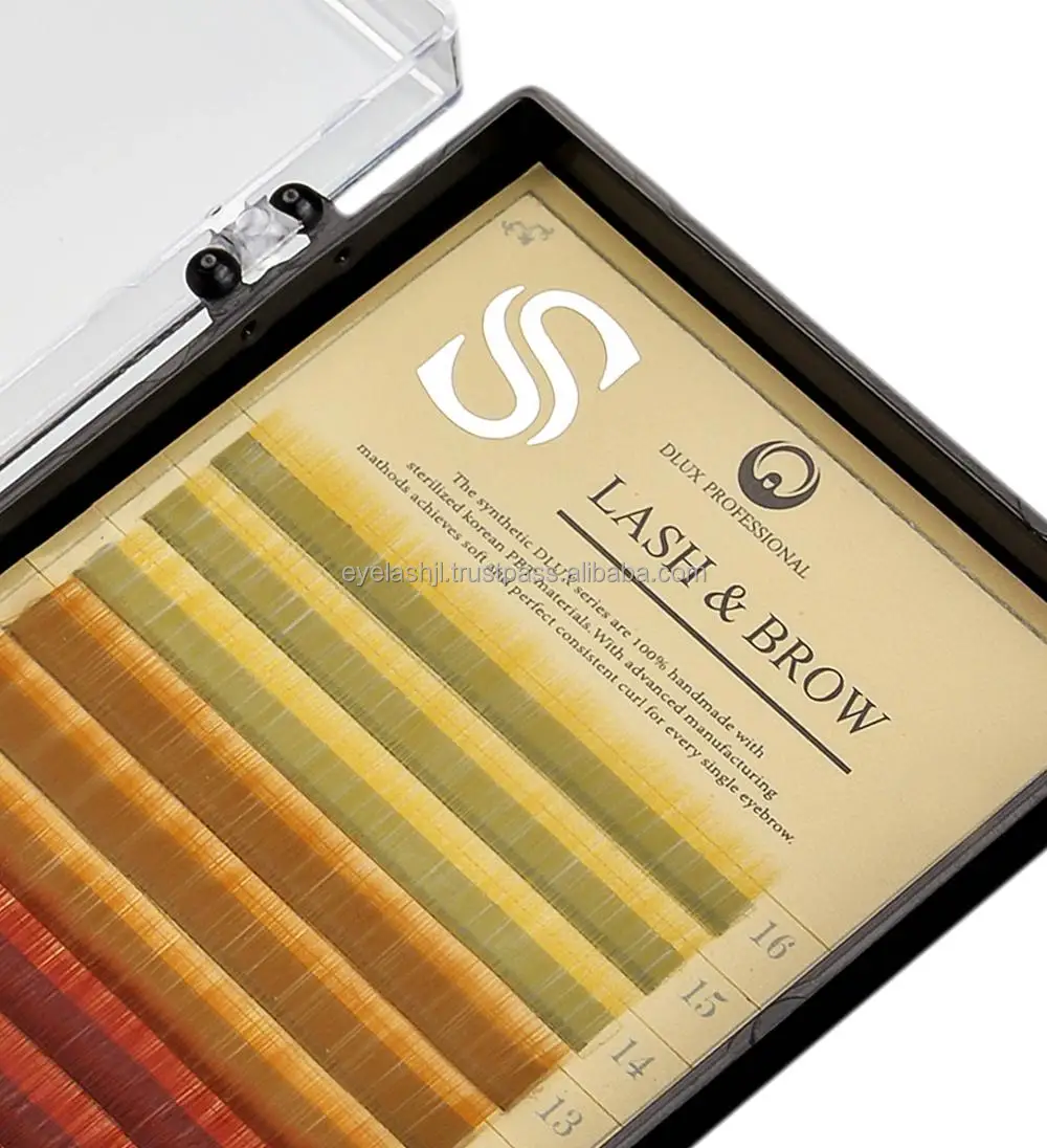 DLUX PROFESSIONAL  Lash & Brow FROM KOREA High quality top design Top selling Factory price eyelash extension