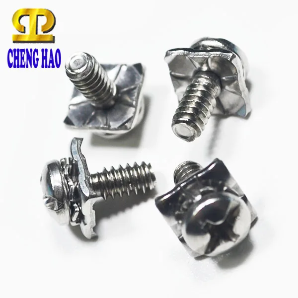 Крестообразная цилиндрическая головка с двойной шайбой и винтом SEMS