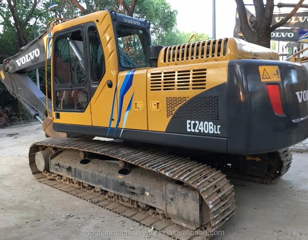Running condition 24t Japanese used volvo EC240 excavator for sale in Shanghai site