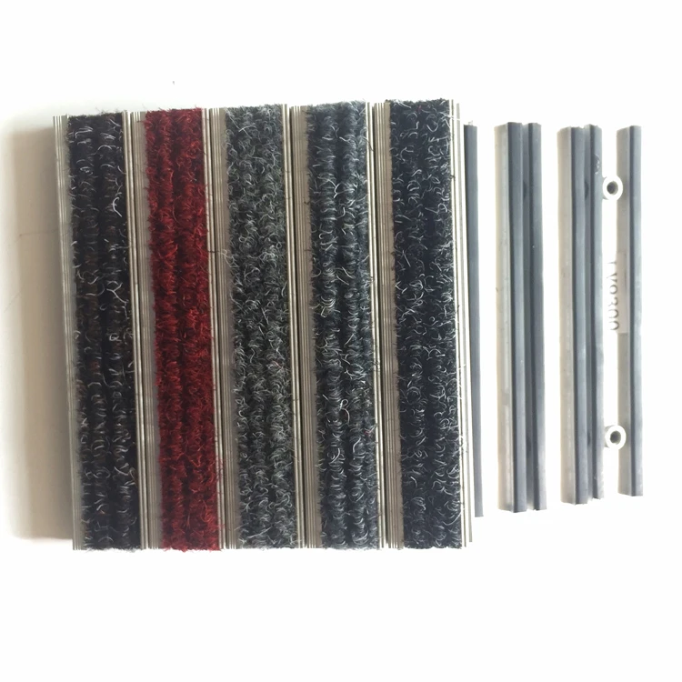 
Treble rib heavy duty commercial aluminum entrance mat 