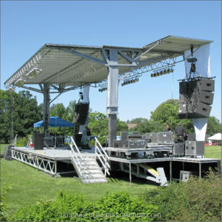 Manufacturer free design aluminum portable stage, used cheap portable outdoor stage platform sale