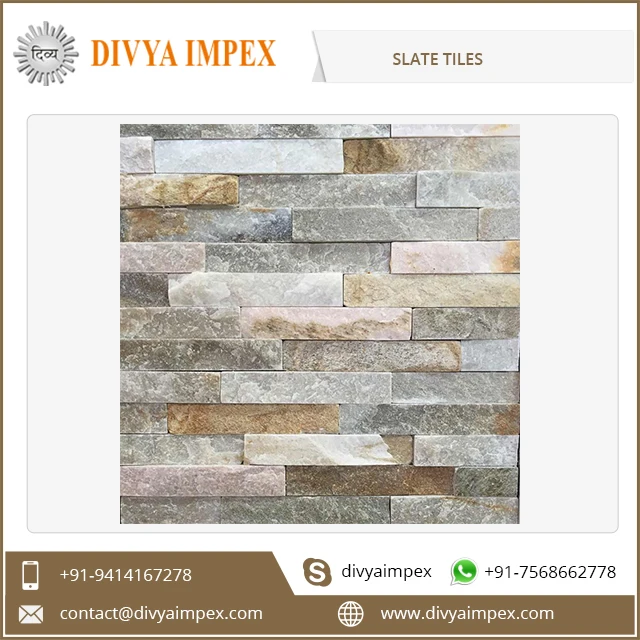 Панели из искусственного камня из натурального шифера