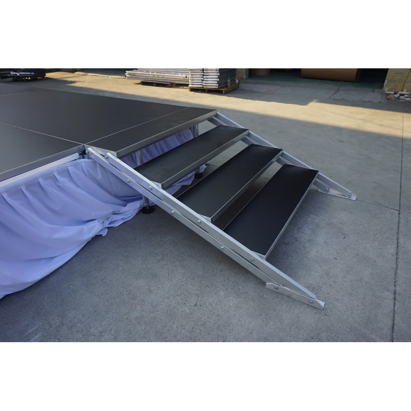 stage flooring material portable aluminum stage stairs stage podium