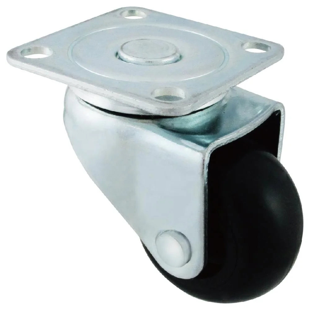 CCE Caster 38mm OEM PU Plate Wheel For Industrial