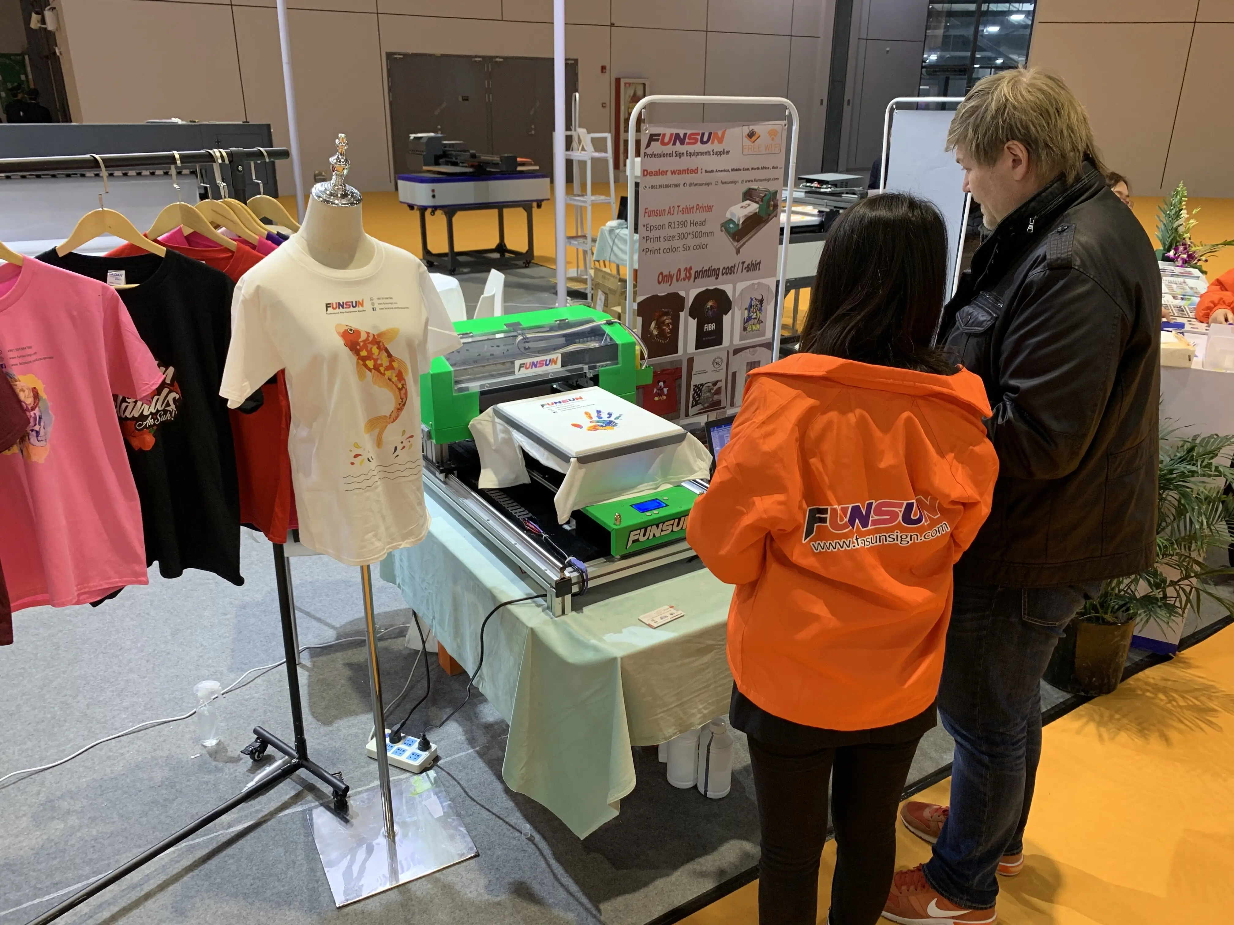 Promotion precio A3 Dtg maquina de impression de ropa toda la ropa de color