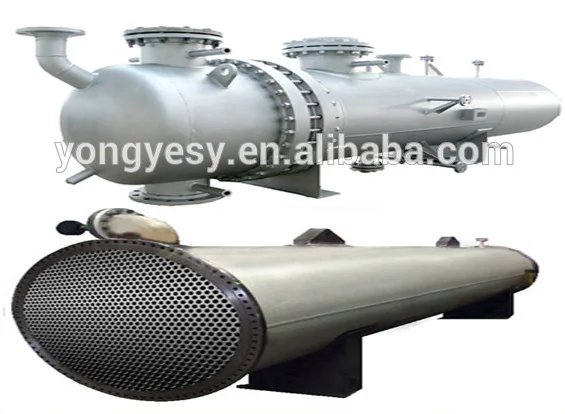 Pressure vessel double pipe shell and tube heat exchanger