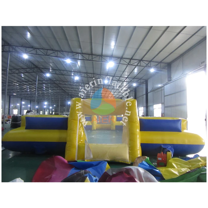 Inflatable Football Field Area for Sport Playing PVC Water Proof & Fire Resistance Suit Blower & Repair Kit Aier05-x01 Optional