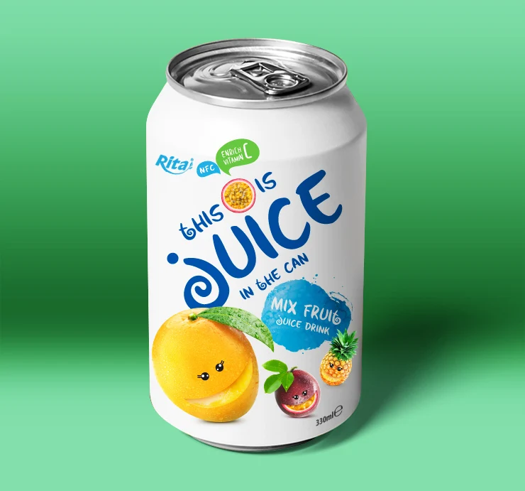 Manufacturers High Quality Tropical Rita Beverage 330 ml Blueberry Fruit Drink Wholesaler Soft Drink Provide Vitamin C Fruit And