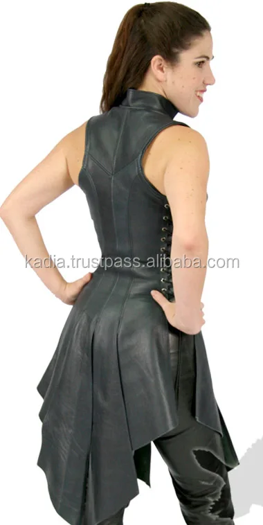ladies leather Dress