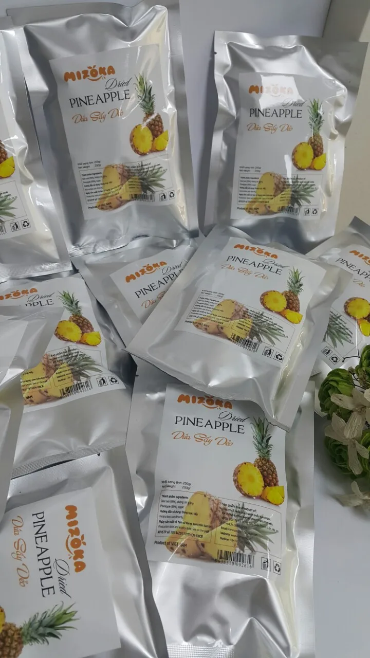 Сушеные кусочки Ананаса для здоровья