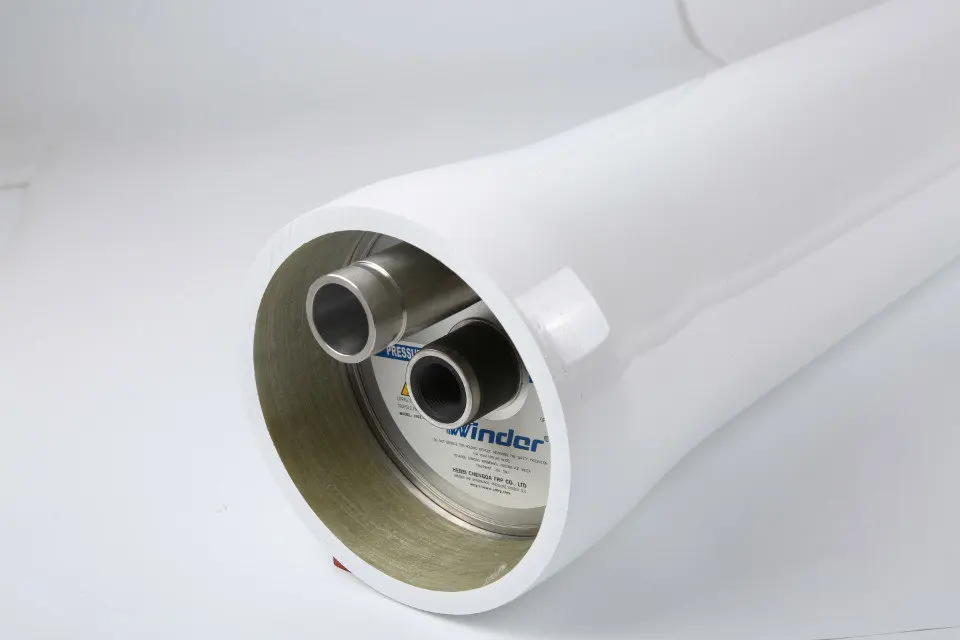 8040 FRP RO Membrane housing1~7 element 300~1200psi  8' inch reverse osmosis membrane pressure vessel