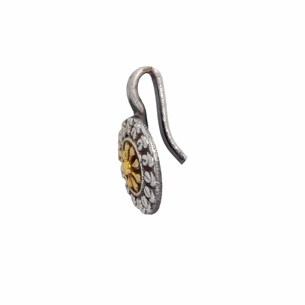 Evergreen Collection of Gold & Silver Oxidised Flower Shape Nose Pin For Girls & Women