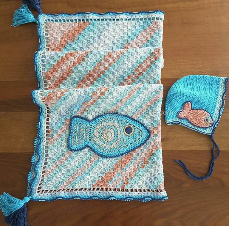
Crochet Handmade Baby Blanket 