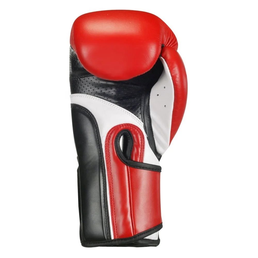 
OEM New Design Custom Logo Genuine Leather Training and Sparring Boxing Gloves For Heavy Workout 