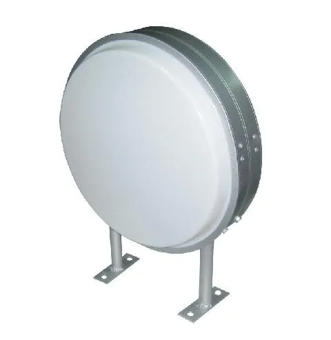 60 diameter outdoors wall mounting LED circular light box double sided illuminated