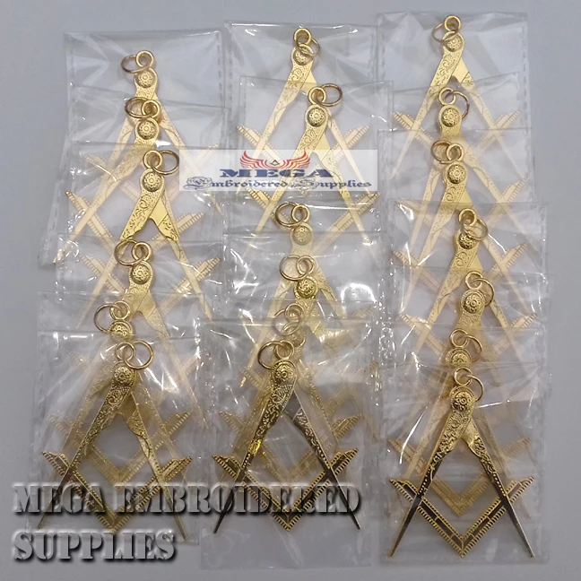 Masonic Regalia jewels - Square & compass jewels