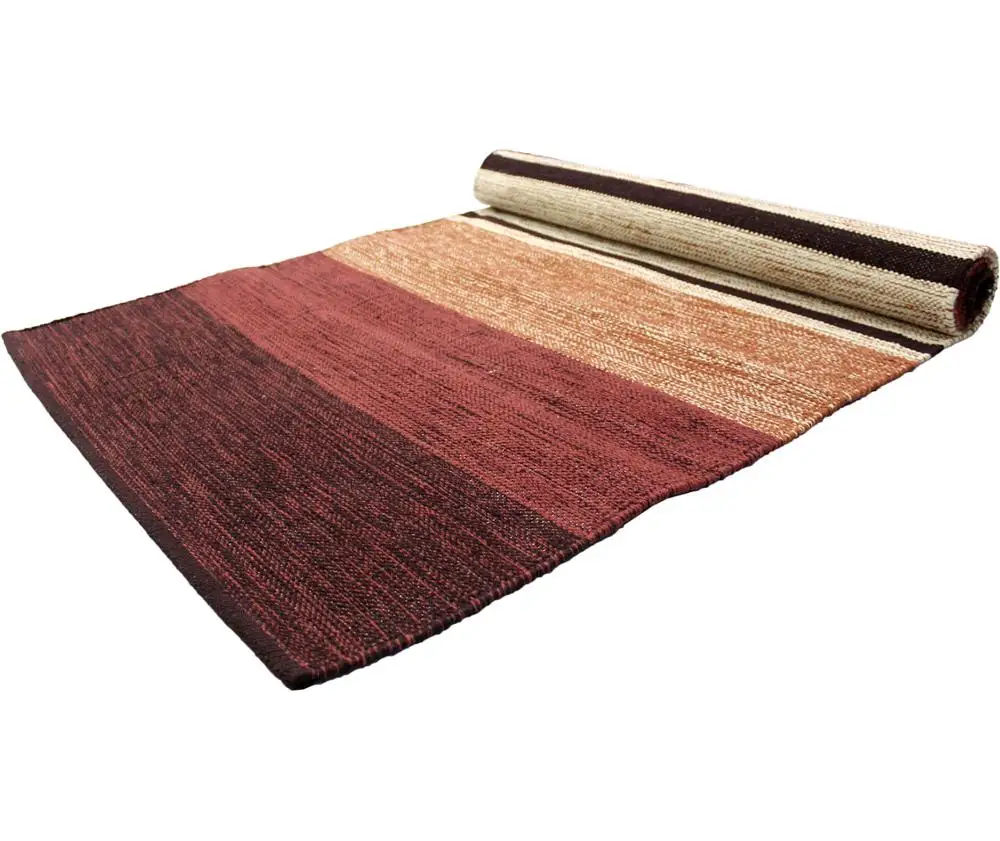 Best Quality handwoven 100 % cotton yoga rug for yoga practice Indian manufacturer