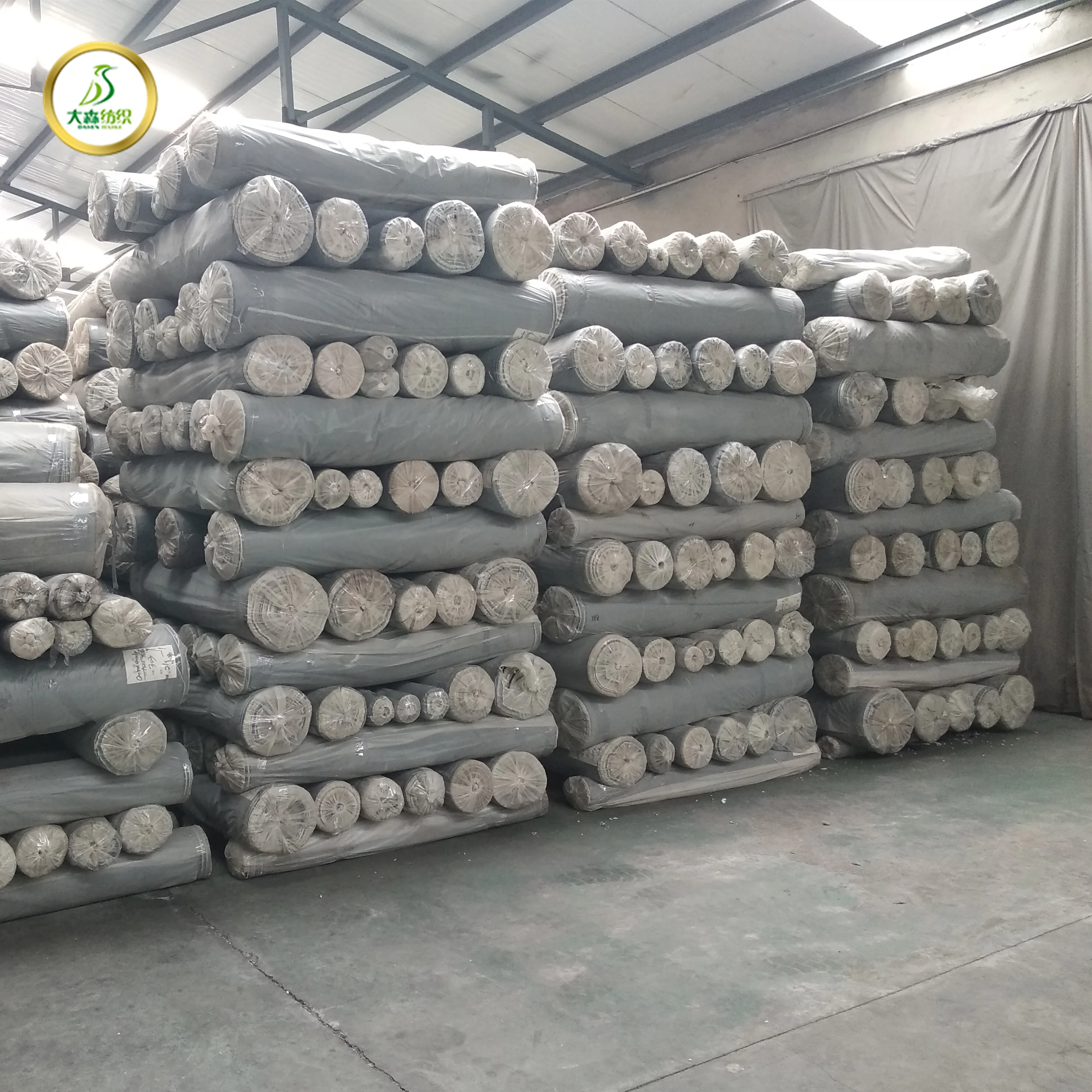 Low price denim stocks cotton polyester fabric