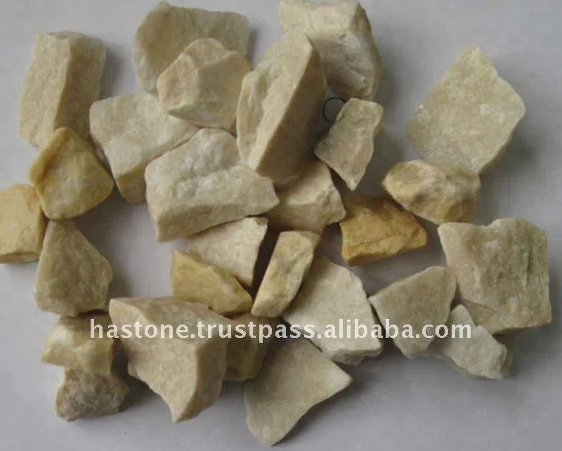 LIGHT YELLOW ROUGH PEBBLE STONE