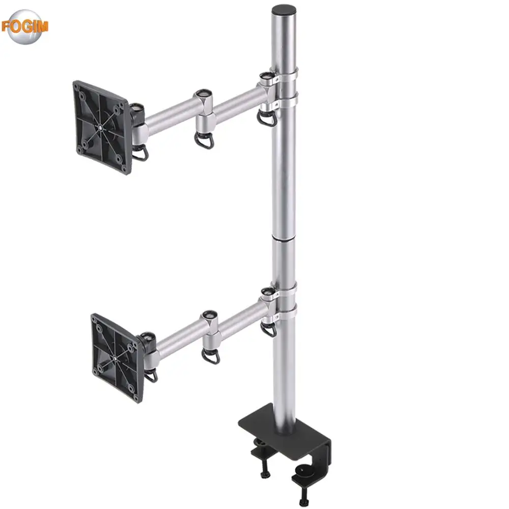 Articulating LCD VESA 75x75 100x100  desk mounts 360 degree adjustable swivel lcd monitor mounts
