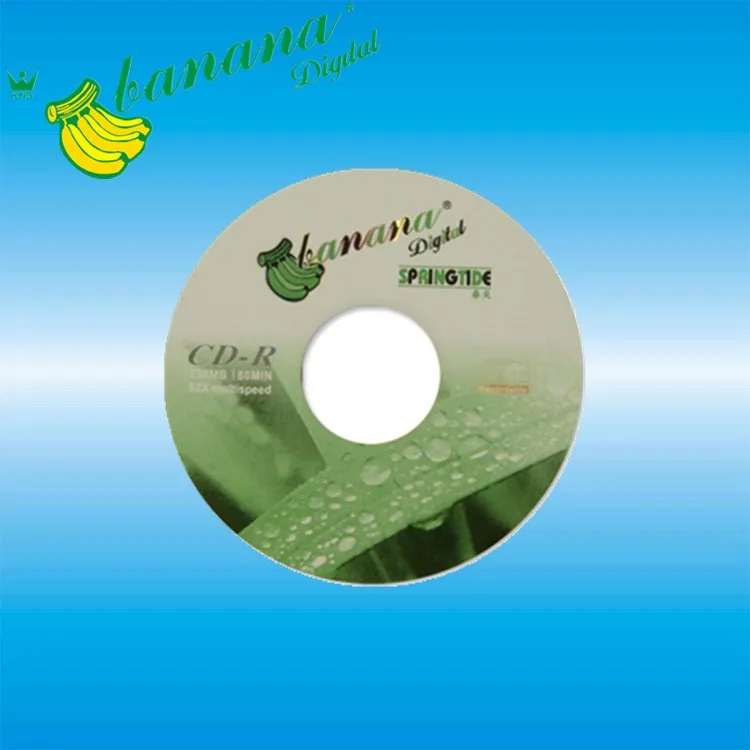 banana blank CD-R  700 MB 52X in bulk blank disc grade A