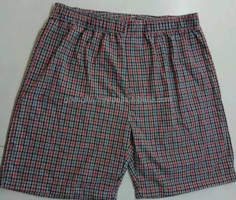 men boxer shorts oem cheap Wholesale mens boxer underwear Woven Plaid boxer shorts Wholesale cotton men woven shorts comfortable
