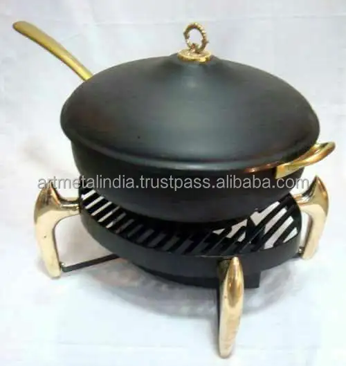 Черная тарелка для жарки из нержавеющей стали в новом образе ручная работа гостиничной посуды