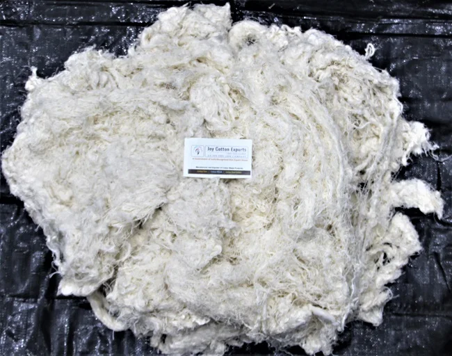 
WHITE COTTON YARN WASTE 
