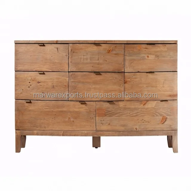 Reclaimed Industrial Furniture Antique Cabinet With Drawers