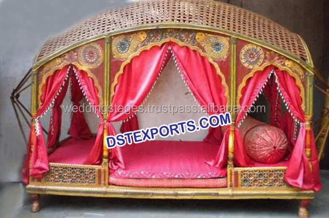 Indian Wedding Silver Peacock Palki Latest Indian Wedding Metal Palki Buy wedding palanquin for bride entry