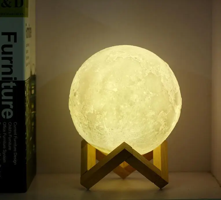 LED Light changeable 3D moon lamp quran speaker with quran player