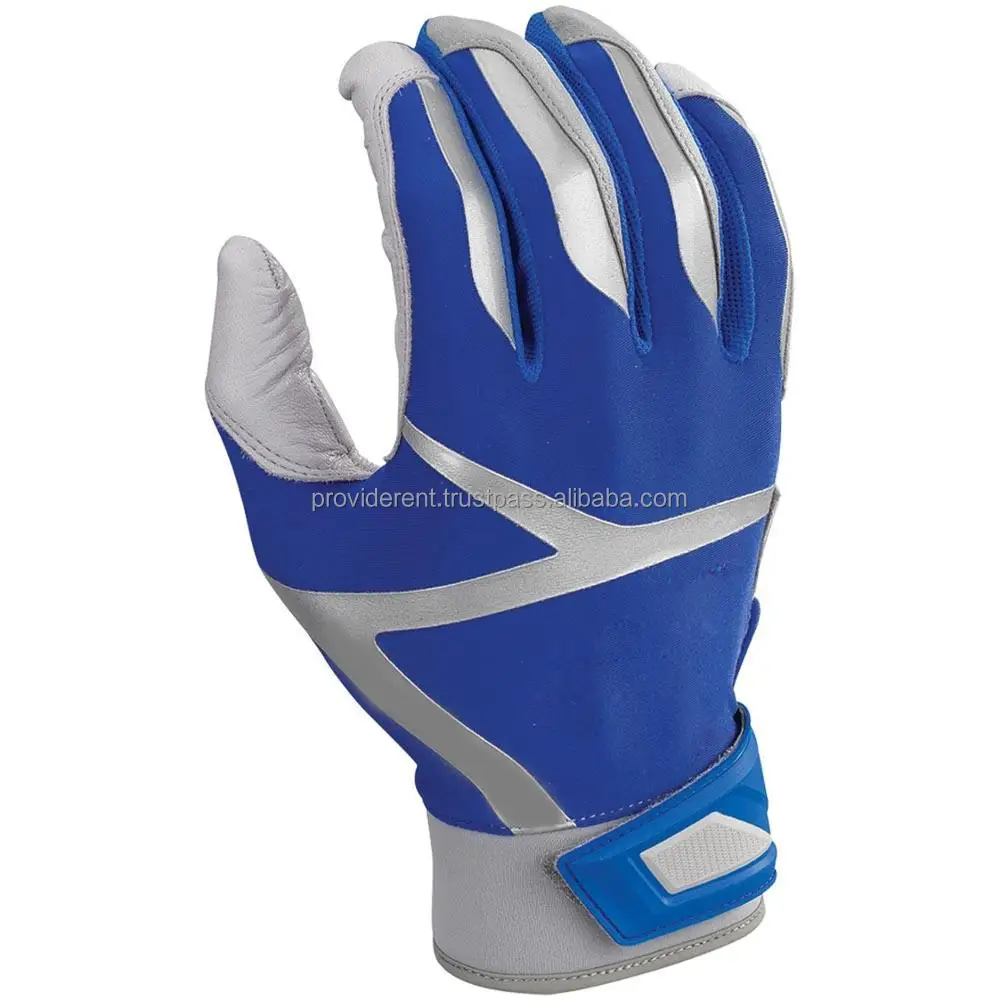 
2020 High Quality New Design Synthetic Leather Polyester Baseball Batting Gloves 