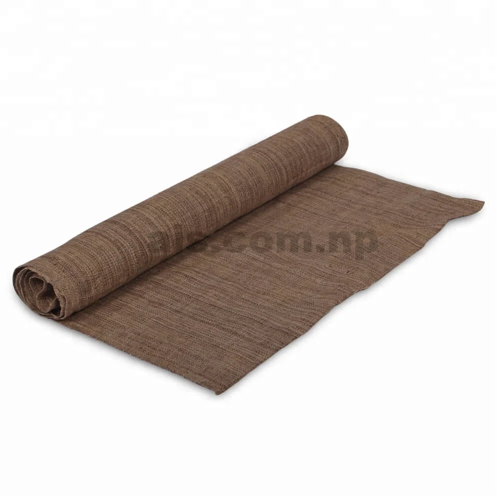 
Asterisk Hemp Fiber Table Roll - Organic Vegan Hemp Roll - Natural Hemp Roll and Finished Edges 