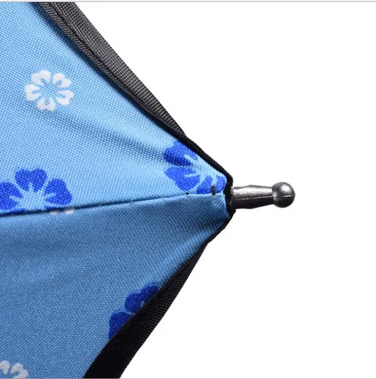 
Cheapest Best Quality Customize Logo Sun Folding Protection With Long Protection Umbrella 