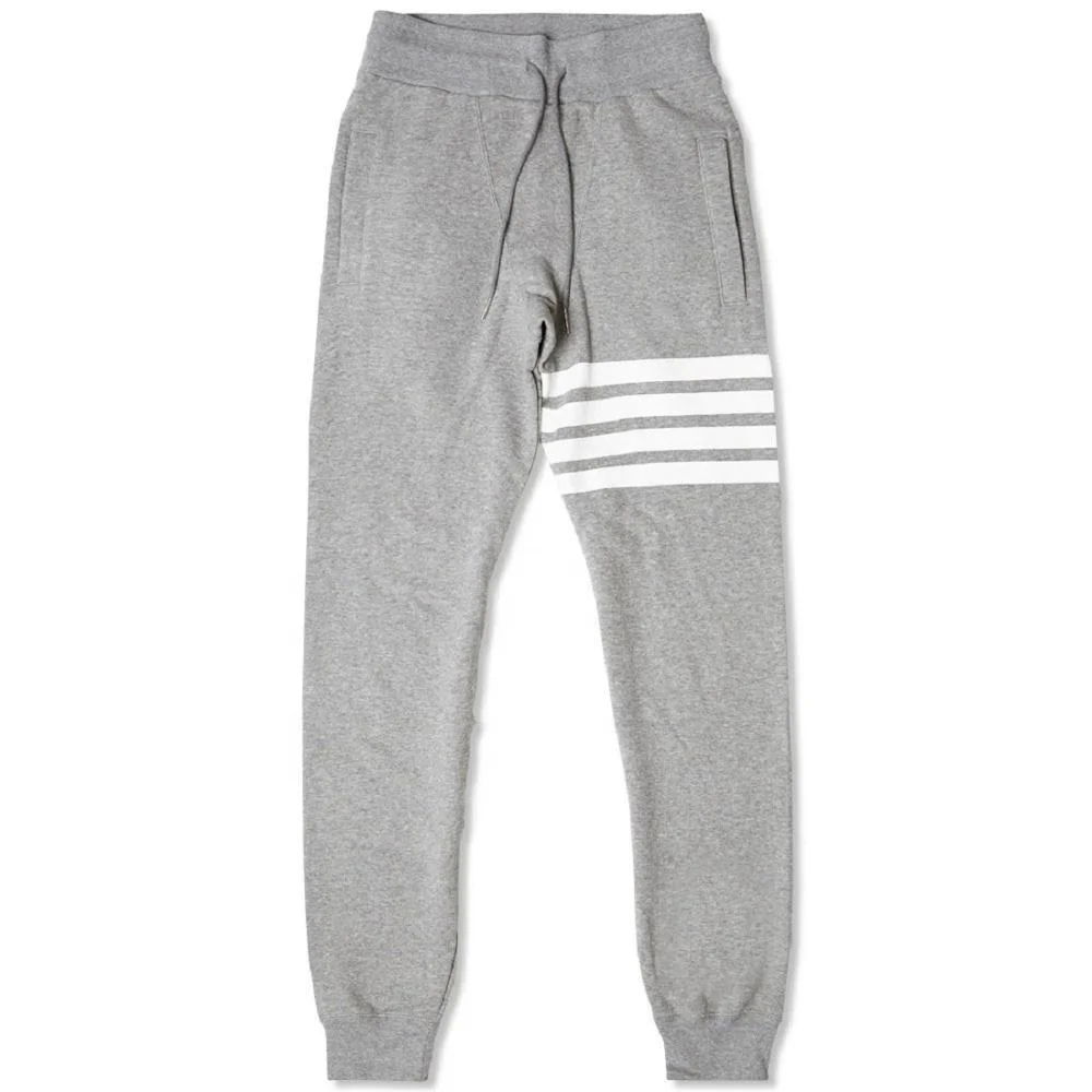 Gray ans White Sweat Pant with Pockets
