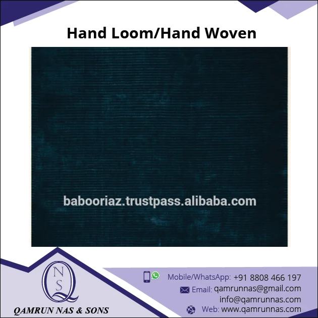 Premium Quality Indian Hand Loom Cut Carpet Modern Rugs Home Exclusive Range Variety Competitive Prices Directly Exported