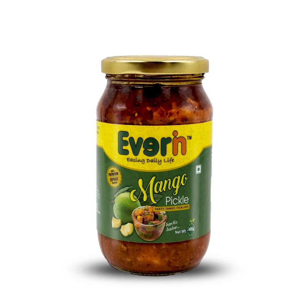 
MANGO PICKLE 400gm Glass Jar 