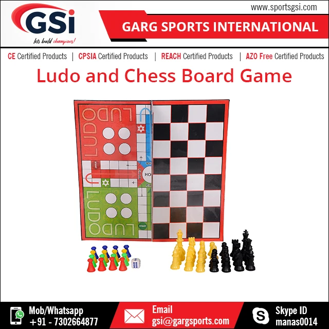 Manufacturer OEM ludo board game Laminated Cardboard Ludo and Chess Board Game Kids Board Game In Bulk