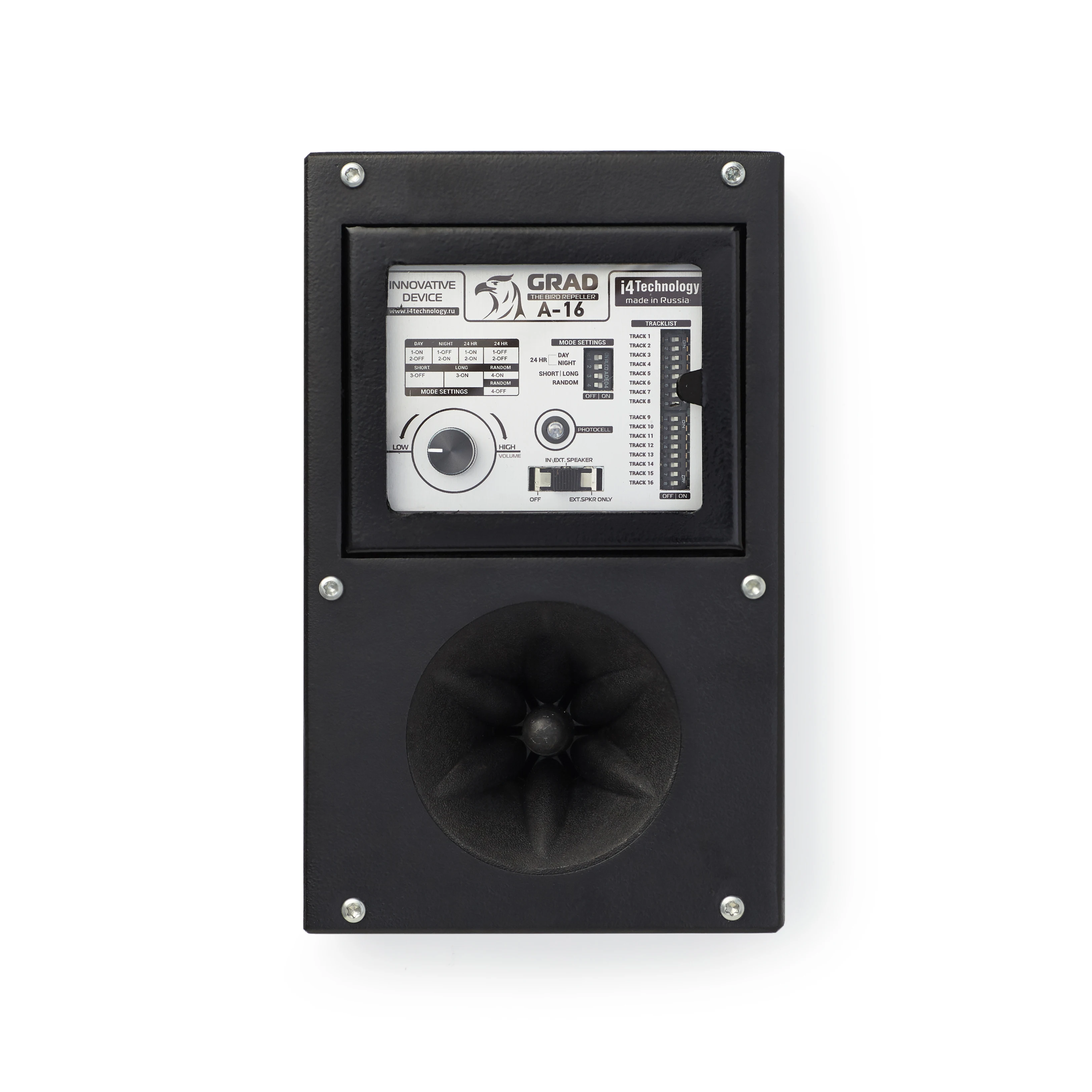 Crops, vineyard, garden bird scarer (agricultural bird control system)