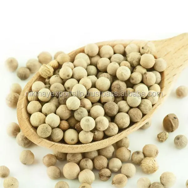 
High quality white pepper origin INDIA from NIK_MAY EXPORTS LLP 
