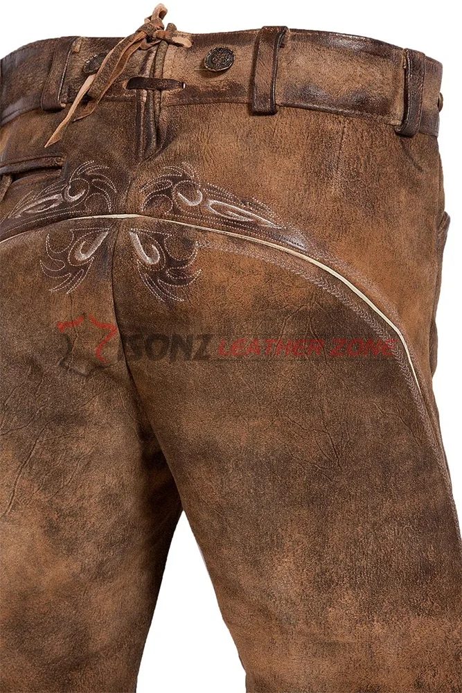 Men German Bavarian Oktoberfest Trachten Lederhosen