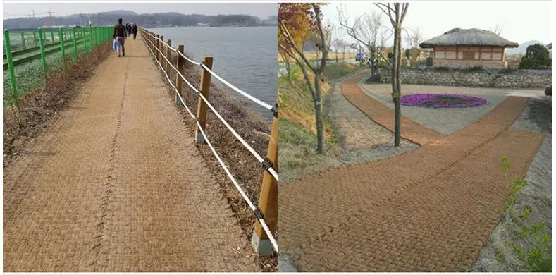 COIR FIBER NET FOR GROWING VEGETABLE