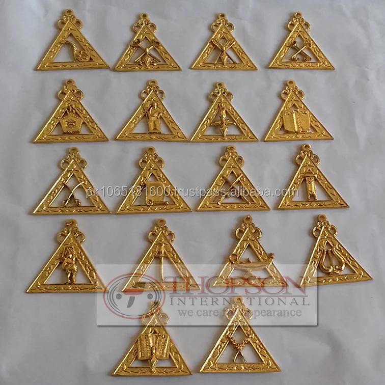Masonic Regalia officer collar Jewel complete set
