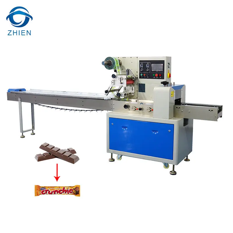 Automatic mini chocolate bar/ energy bar/candy packaging machine