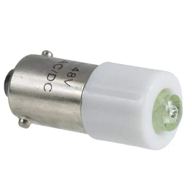 Schneider quality push button 24 V AC/DC LED bulb with BA9s base orange