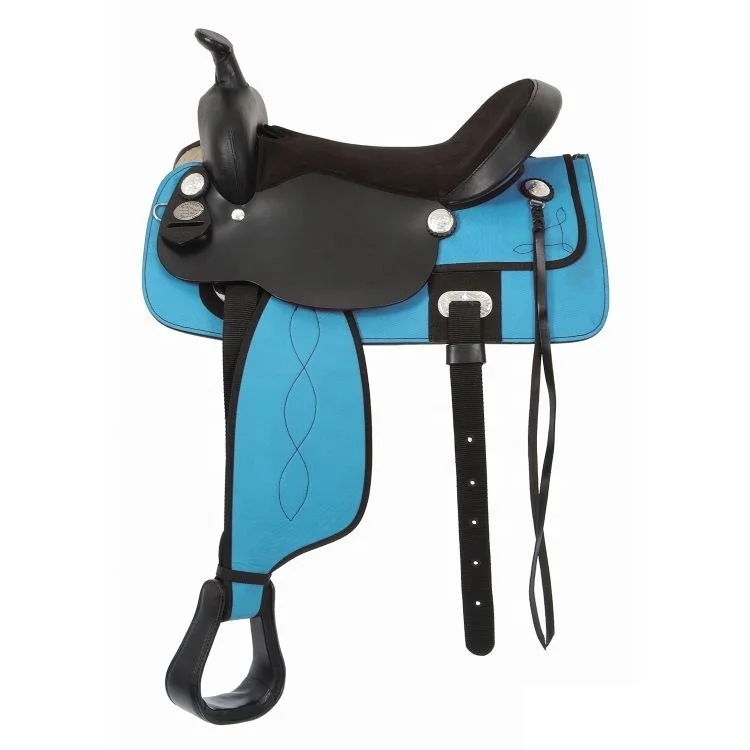 Reinforced stirrup Synthetic Suede Western Saddle Premium Grade Reinforced stirrup  Ideal Product Western Saddle