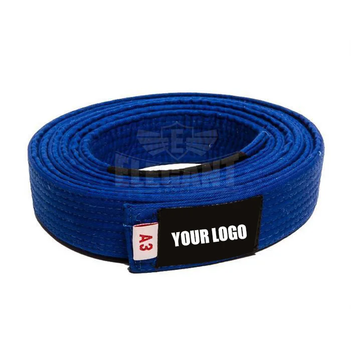 Low MoQ Customized rand Logos Brazilian jujitsu kimonos high quality bjj belt in purple color Women Sports Gear
