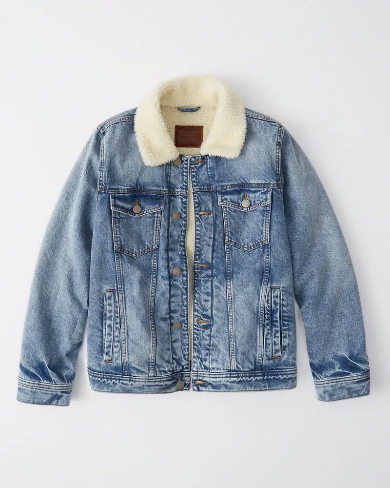 High Quality Fashionable Casual Slim Fit Street wear  Denim Jacket for Men Wholesale Supplier