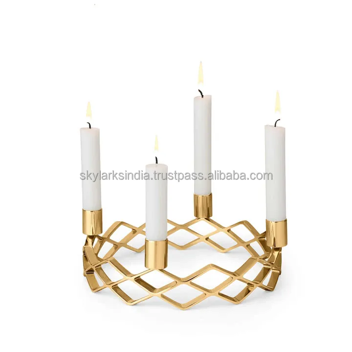 
Gold Candelabra Candle Stand 