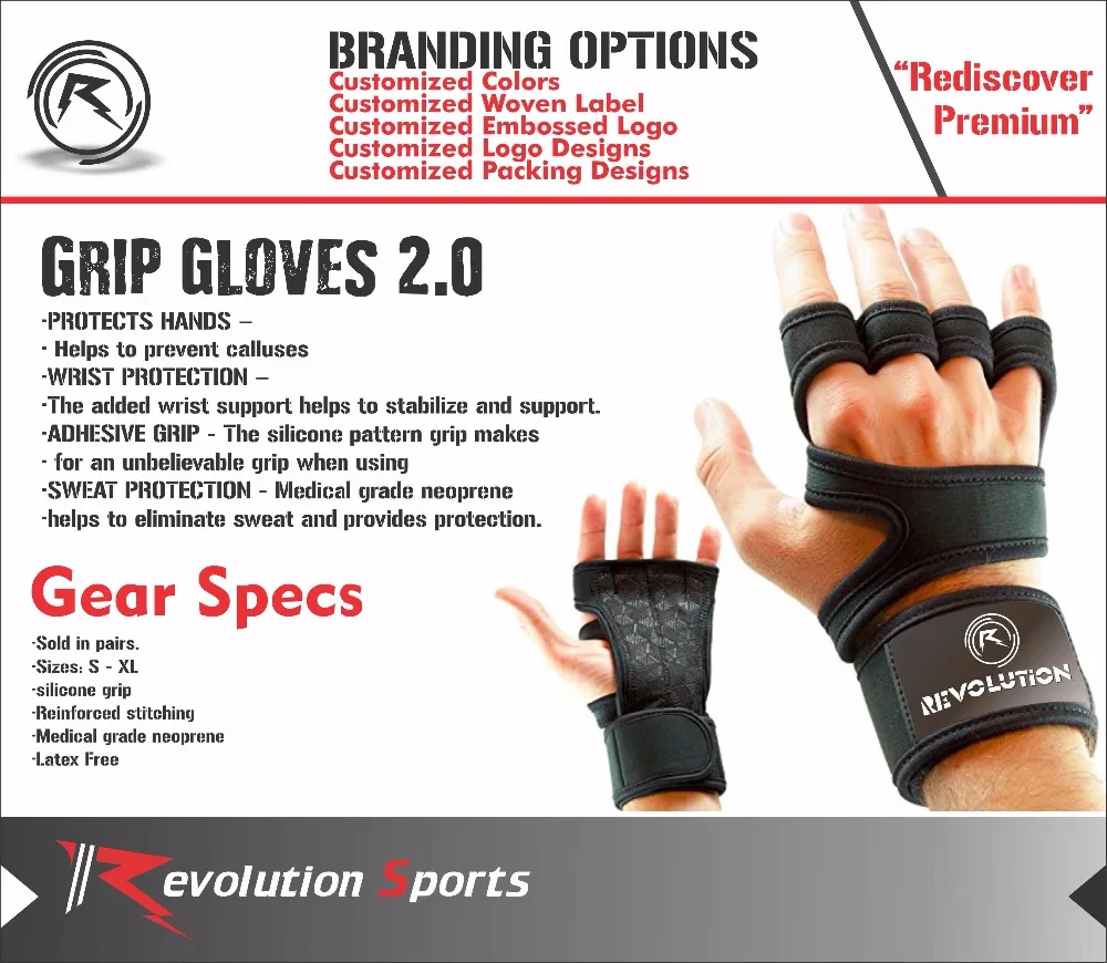 Cowhide Leather Anti-Slip Leather Crossfit grips for workout 2018 best seller